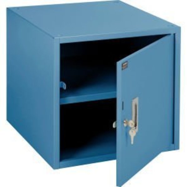 Global Equipment Steel Cabinet W/ 150 Lbs Capacity, 17-1/4"W x 20"D, Blue 249385BL